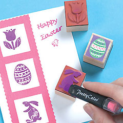 yellowmoon Easter Wooden Stamp Set