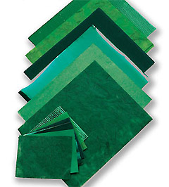 yellowmoon Handmade Craft Papers - Green Collection