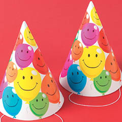 Smiley - Party Hats