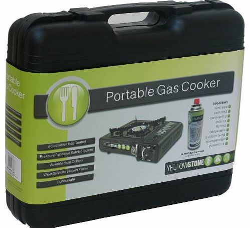 Yellowstone Portable Gas Stove - Black