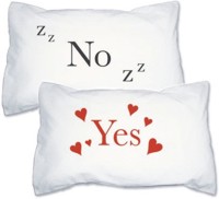 Yes / No Pillow Case Pair