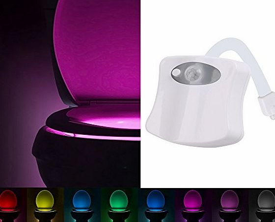 YIERTOWN Toilet Night Light With Motion Activated Sensor