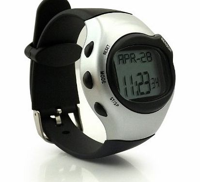 Yikesai Sports/heart rate monitor / Fitness Digital Watch,white black