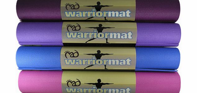 Yoga-Mad Warrior Yoga Mat (4mm Pastel Blue)