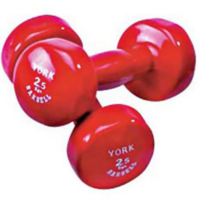 York Fitbell 2.5kg Red (Single Dumbell)