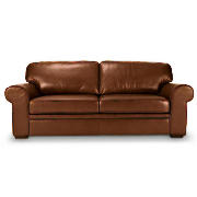 Large Leather Sofa, Cognac