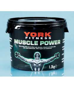 york Muscle Power Formula Bucket Vanilla Flavour 1.2kg