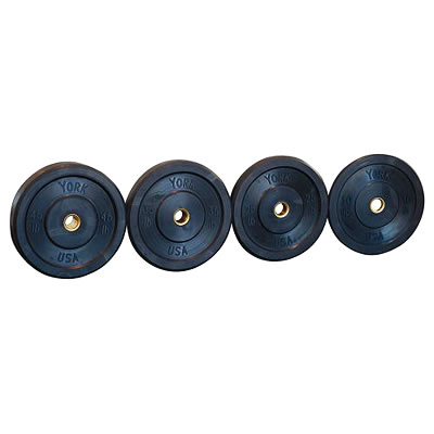 York Solid Rubber Training Bumper Plates (28053 - 1 x 25kg Disc)
