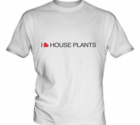 I Love House Plants Mens T-Shirt, Size 3X-Large