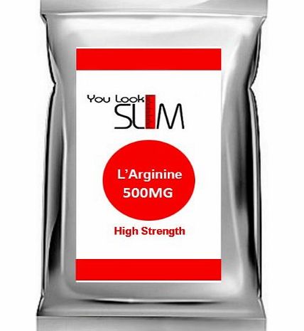 You Look Slim L-ARGININE Larginine (Foil Pack) NITRIC OXIDE ENERGY STAMINA Body building FUEL Muscle Size Gain Foilp