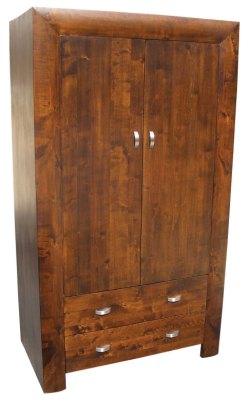 Your Price Furniture.co.uk Convex Double Wardrobe