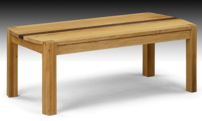 Your Price Furniture.co.uk Cotswold Oak and Walnut Coffee Table