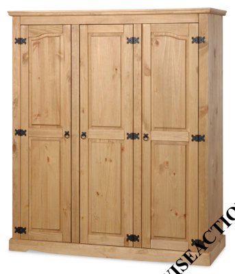 Your Price Furniture.co.uk Porto 3 Door Fitted Wardrobe