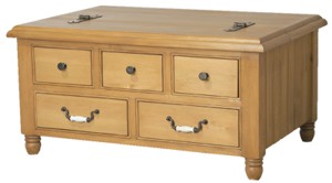 Your Price Furniture.co.uk Provencal Lift-Up Coffee Table