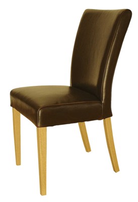Torino Leather and Oak Chair by CPW