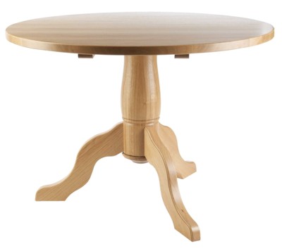 Tuscany Oak 42 Round Pedestal Table by CPW