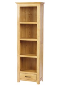 Your Price Furniture.co.uk Tuscany Oak Slim Jim Bookcase by CPW