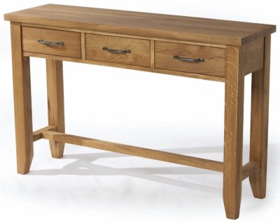 Wealden Console Table with 3 Drawers