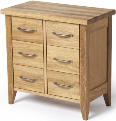 Your Price Furniture.co.uk Wealden Oak Low Chest of Drawers