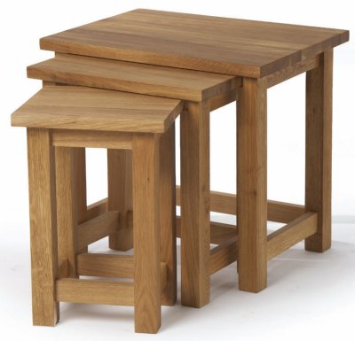 Your Price Furniture.co.uk Wealden Oak Nest of Tables