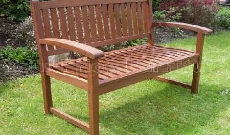 Your Price Furniture Henley Hardwood 2 Seat Garden Bench Great Outdoor Furniture For Your Garden or Patio