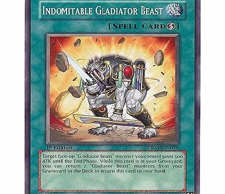 Yu Gi Oh YuGiOh 5Ds Crimson Crisis Single Card Indomitable Gladiator Beast CRMS-EN056...
