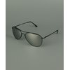 Mirrored Aviator Sunglasses (Black)