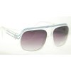 Yukka Sunglasses Vintage Retro Clear Sunglasses (Blue)