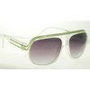 Yukka Sunglasses Vintage Retro Clear Sunglasses (Green)