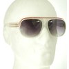 Vintage Retro Clear Sunglasses (Red)