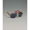 Yukka Sunglasses Yukka Marda Cross Bar Aviator Sunglasses (Red)