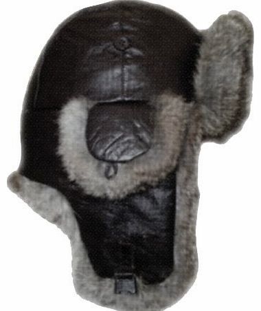 Yukon Hg413 Alaskan Hat Leather Black X-Large