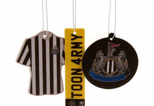 Z Category Official Newcastle United FC Car Air Freshener (3 Pack) - A Great Gift / Present For Men, Sons, Husbands, Dads, Boyfriends For Christmas, Birthdays, Fathers Day, Valentines Day, Anniversaries Or Just 