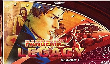 Z-Man Games Pandemic Legacy Season 1 Box Board Game (Red)