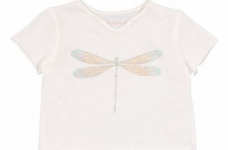 Dragonfly T-shirt White `6 months