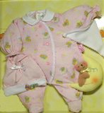CHOU CHOU romper suit with blankie security blanket and toy moon