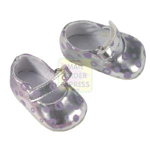 Zapf Creation Baby Born Silver Shoes