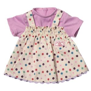 s My First Baby Annabell Pink and Cream Dress