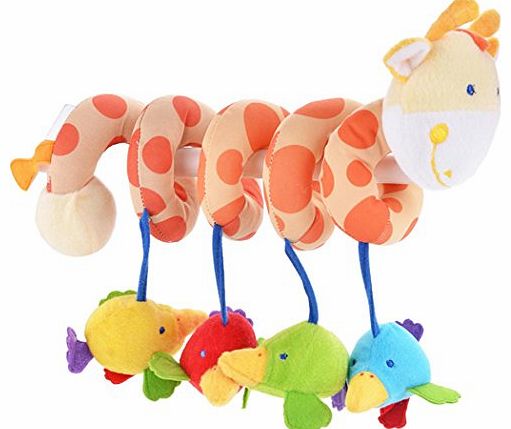 Baby Cute Music Multifunction Toy Kid Crib Round the Bed Hanging Bird animal Toys
