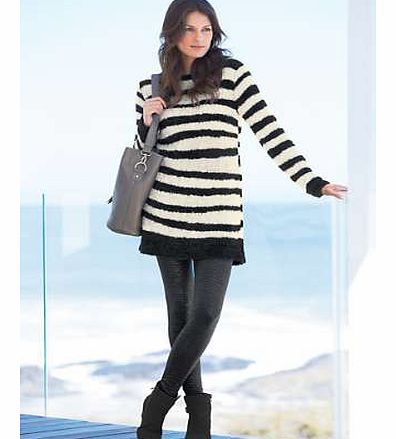 Zebra Tunic Sweater
