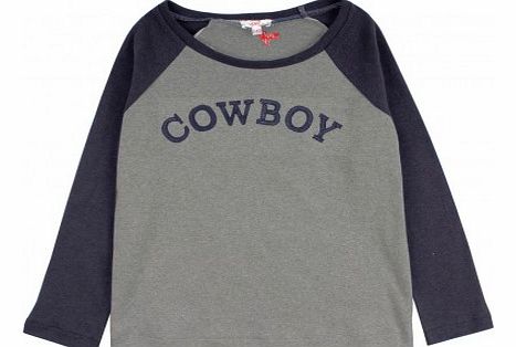 Cowboy two tone T-shirt Light grey `2 years,4