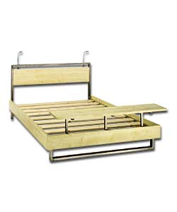 Zen Double Bedstead with Lights - Frame Only