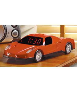 LED Sports Car Alarm Clock