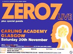 7 Glasgow Academy 20th November 2004 Music Poster