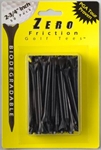 Zero Friction Tees 2 3/4 Black ZEROFB