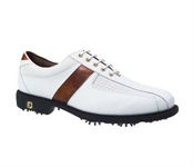 Zero Friction Tees Footjoy FJ Icon Mens Golf Shoes - White Smooth