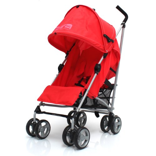 ZETA VOOOM Baby Travel Zeta Vooom - Warm Red Stroller Buggy Pushchair From Birth