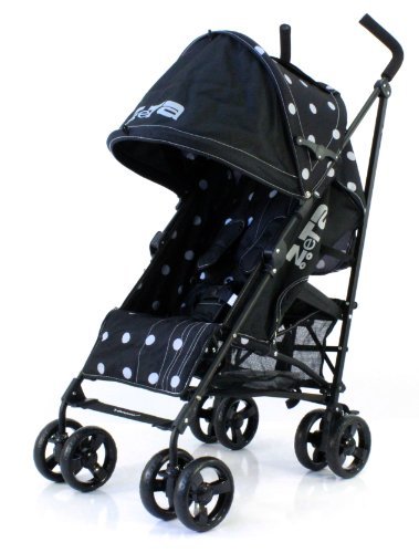  - Black Dots Stroller Buggy Pushchair From Birth