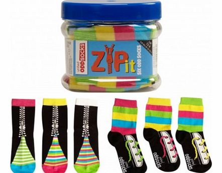 zip It - Odd Socks For Children in a Pot 4775C