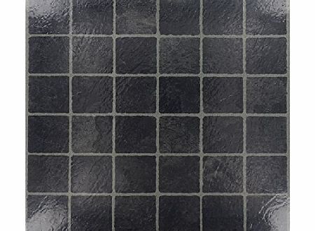 zizzi 7x Self Adhesive Peel And Stick Tiles Lino Flooring Kitchen Bathroom 12`` x 12`` Shopmonk (Dark Squa